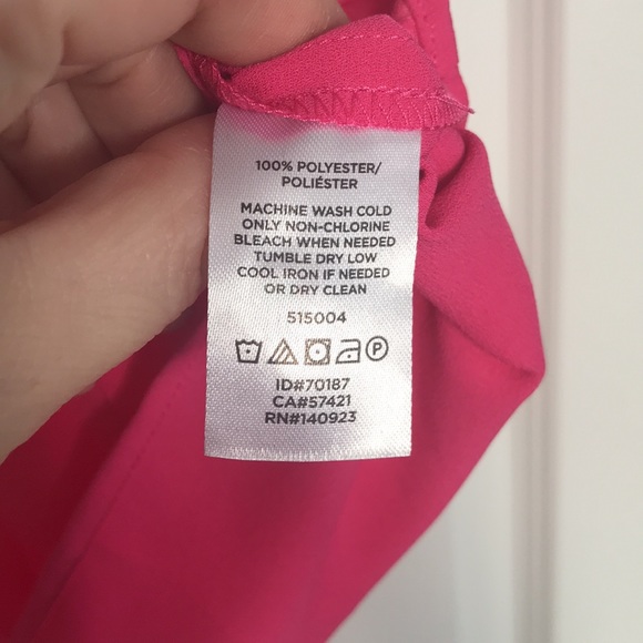 LOFT Spring Pink Peplum Short Sleeve Top - Picture 7 of 9